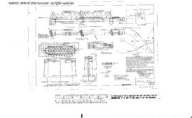Northern Pacific Engineering Drawing: General Plan/Detail Piers, Bridge 59 - Wynooche River, West...