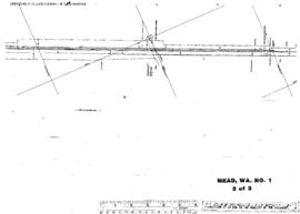 Plat Map of Great Northern Facilities at Mead, Washington, 1968