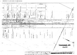 Plat Map of Northern Pacific Facilities at Townsend, Montana, 1929