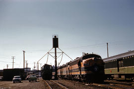 Great Northern Railway Company diesel locomotive 273A at Portland, Oregon in 1962.