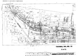 Plat Map of Northern Pacific Facilities at Tacoma, Washington, 1927