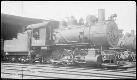 Northern Pacific steam locomotive 1118 at Seattle, Washington, in 1937.