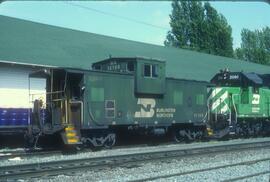 Burlington Northern 12186 at Bellingham, Washington in 1990.