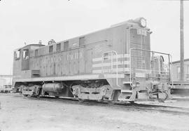 Northern Pacific diesel locomotive number 423 at Auburn, Washington, in 1968.