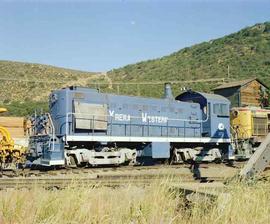 Yreka Western Railroad Diesel Locomotive Number 1172 at Yreka, California in June, 1978.