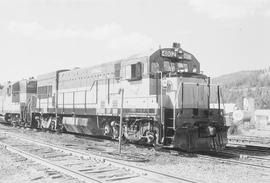 Chicago, Milwaukee, St. Paul & Pacific Railroad Company diesel locomotive number 4802 at St. ...