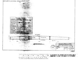 Burlington Northern Engineering Drawing, Office, Modular at Seattle, Washington, undated