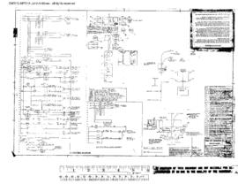 Northern Pacific Engineering Drawing, Locomotive Wheel Shop at Livingston, Montana, 1974