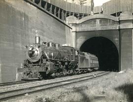 Great Northern Railway steam locomotive 1455 at Seattle, Washington in 1944.