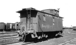 Pacific Coast Railroad caboose number 52 at Seattle, Washington, circa 1940.