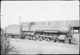 Northern Pacific steam locomotive 2082 at Seattle, Washington, in 1934.