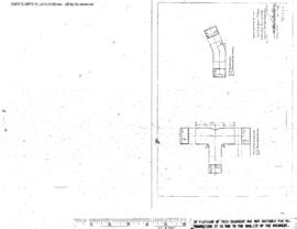 Great Northern Engineering Drawing, Unnamed Structure at Interbay, Washington, 1960