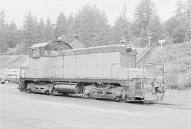 Chicago, Milwaukee, St. Paul & Pacific Railroad Company diesel locomotive number 878 at Snoqu...