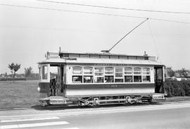 Yakima Valley Trolleys streetcar 1976 at Yakima, Washington in June 1975.