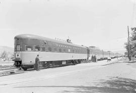 Northern Pacific North Coast Limited at Livingston, Montana, in 1955.