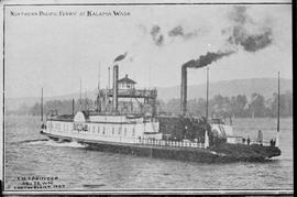 Northern Pacific rail ferry Tacoma at Kalama, Washington, in 1907.