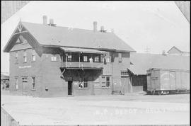 Northern Pacific station at Bellingham, Washington, circa 1910.