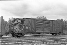 British Columbia Railway limited box car on July 21, 1976.