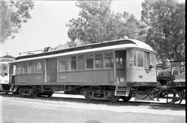 Pacific Electric Railway Company streetcar 1498 at Los Angeles, California on August 06, 1973.