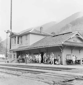 Northern Pacific station at Lester, Washington, in 1967.