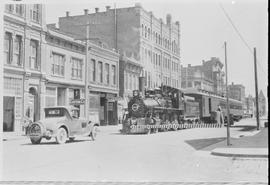 Chicago, Milwaukee, St. Paul & Pacific Railroad Company steam locomotive number 308 at Port T...