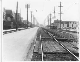 Seattle Municipal Railway Track, Seattle, Washington, circa 1920