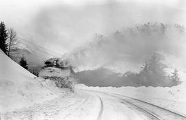 Northern Pacific rotary snow plow number 42 at Stampede, Washington in 1972.