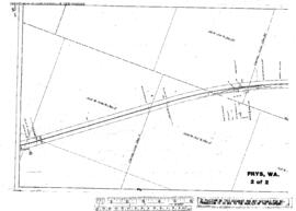 Plat Map of Northern Pacific Facilities at Frys, Washington, 1917