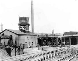 Columbia and Puget Sound Railroad maintenance and servicing facilities  at Seattle, Washington, c...