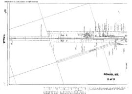 Plat Map of Northern Pacific Facilities at Ronan, Montana, 1924