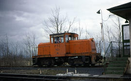 Peninsula Terminal Company diesel locomotive 901 at North Portland, Oregon in 1979.