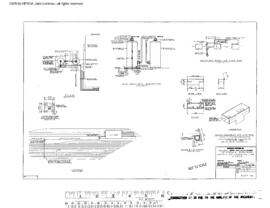 Northern Pacific Engineering Drawing, Yard Air Facilities at Missoula, Montana, 1974