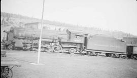 Northern Pacific steam locomotive 1692 at Cle Elum, Washington, in 1934.
