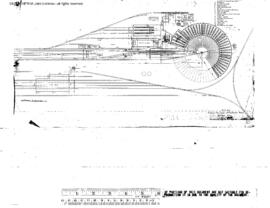 Northern Pacific Engineering Drawing, Engine Facilities at Parkwater, Washington, 1911