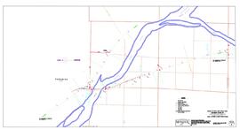 Enhanced Northern Pacific Right of Way and Track Map between Paradise, Montana and Saint Regis, M...