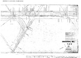 Plat Map of Northern Pacific Facilities at Crossing, Montana, undated