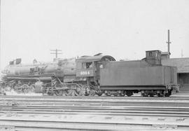 Northern Pacific steam locomotive number 4014 at Auburn, Washington, circa 1928.