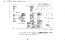 Northern Pacific Engineering Drawing: Detail of Piers, Bridge 58 - Palouse River, West of Perma, ...