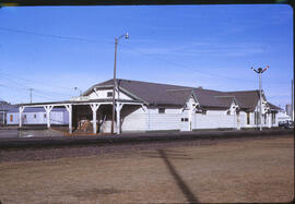 Great Northern Depot at Cut Bank, Montana, 1971