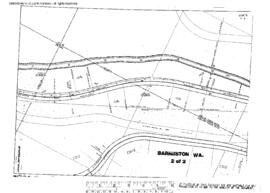 Plat Map of Milwaukee Road Facilities at Barneston, Washington, 1923