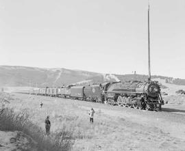 Spokane, Portland & Seattle Railway steam locomotive number 700 at Paradise, Montana in 2002.