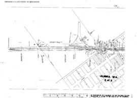 Plat Map of Northern Pacific Facilities at Almira, Washington, undated