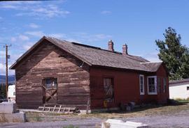 Northern Pacific depot off-line at Thorp, Washington, in 1999.