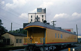 Union Pacific Railroad Company safety instruction car 201 at Portland, Oregon in 1965.