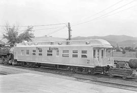 Yreka Western Railroad Passenger Car Number 409 at Yreka, California in August, 1977.