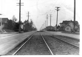 Seattle Municipal Railway Track, Seattle, Washington, circa 1930