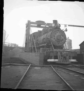 Pacific Coast Railroad steam locomotive number 15 at Seattle, Washington in 1951.