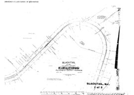 Plat Map of Great Northern Facilities at Blacktail, Montana, 1911