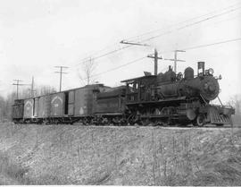 Pacific Coast Railroad freight train near Maple Valley, Washington in 1941.