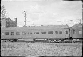 Union Pacific Railroad passenger car number 867 at Tacoma, Washington in 1935.